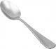 Stainless Steel Dinner Spoons with Round Edge, Pack of 12, Silver